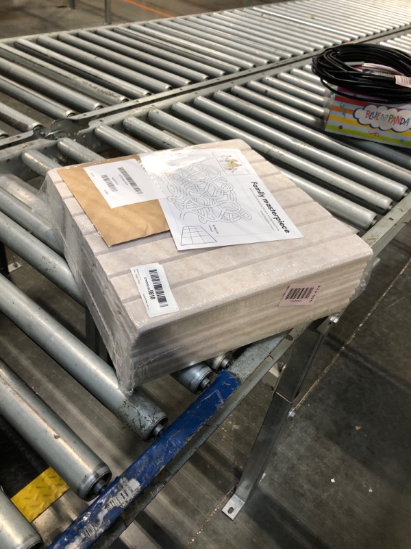 Photo 1 of ** FACTORY SEALED ** Bumusty Large Cork Board Alternative-47 x35 Felt Bulletin Board Tiles, with 30 Pushpins, 70 Adhesive Tabs, 12-Pack Slat Wall Paneling, Cork Boards for Office Push Pin Board Felt Board-Oatmeal