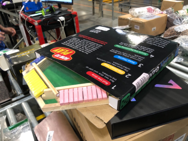 Photo 1 of ** FACTORY SEALED ** Maiji Planet Original Classic 2-6 Player Shut The Box Game, Math Dice Board Game for Family Night Classroom Travel, Wooden Classic Table for Group Kid Adult Senior Travel Party Bar Easy Quick and Fun