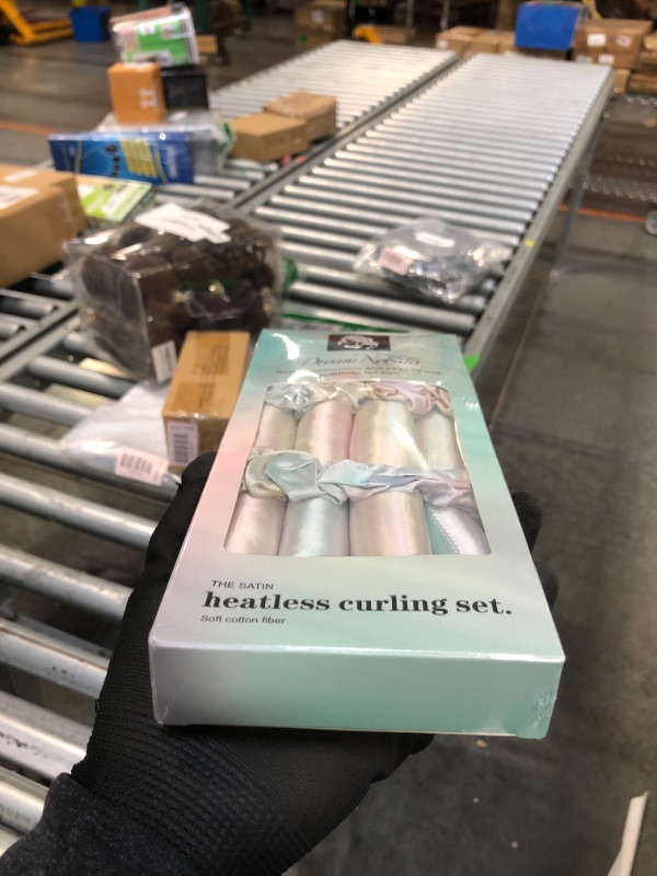 Photo 1 of ** FACTORY SEALED ** Heatless Hair Curler, Satin No Heat Hair Curlers to Sleep in, Super Soft Heatless Rollers Overnight Heatless Curling Set with Scrunchies for All Hair Types (Dream Nebula)