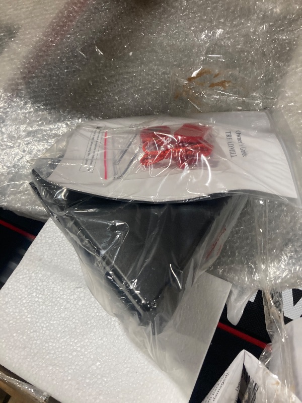 Photo 1 of *** FUNCTIONAL UNTESTED/  HARDWARE AND MANUAL INCLUDED** GarveeLife Foldable Treadmill with Incline, Heart Rate Monitor, 3.5HP Quiet Motor, 8.7 MPH Speed, Widen Running Belt, Treadmills for Home, 48"x18" Running Surface, Cardio Training in Home or Office