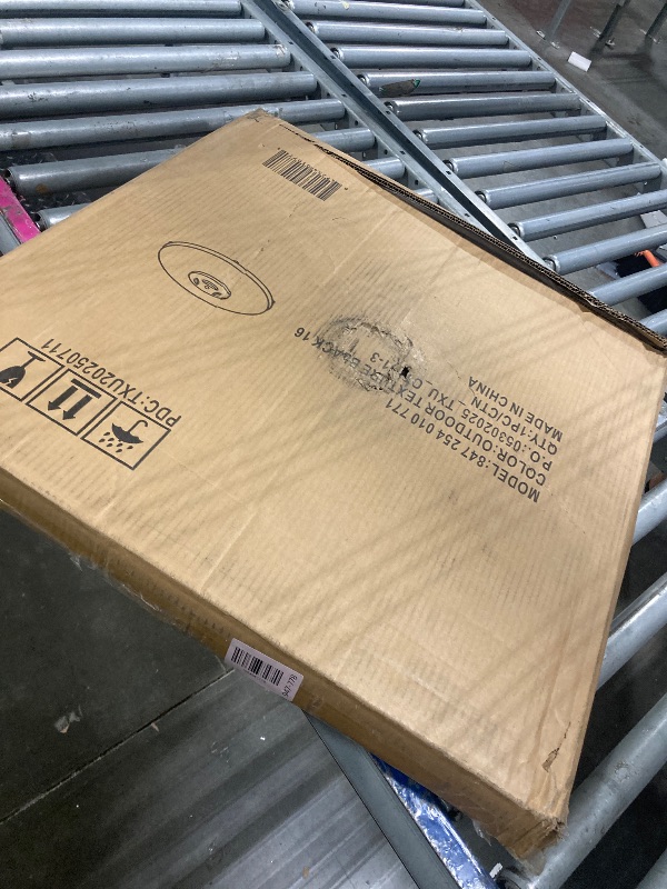 Photo 1 of ** PARCIAL SET/ MISSING BASE ** Flash Furniture Stiles 36'' Round Black Laminate Table Top with 24'' Round Table Height Base