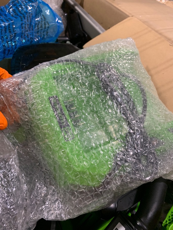 Photo 1 of ** BATTERY AND CHARGER INCLUDED/ UNTESTED ** Greenworks 80V 21" Brushless Cordless (Push) Lawn Mower (LED Headlight + Aluminum Handles), 4.0Ah Battery and Rapid Charger Included (75+ Compatible Tools)