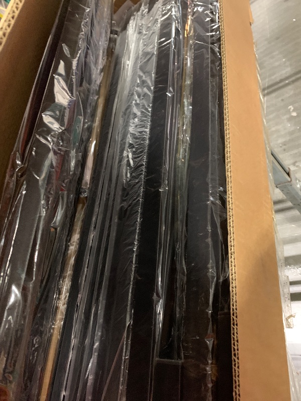 Photo 1 of **BRND NEW ITEM/ MANUAL INCLUDED**  Liians King Size Platform Bed Frame with LED Lights, Grey Upholstered Headboard with 2-Tier Storage Shelves, Charging Station, Noise Free, No Box Spring Needed, Easy Assemably