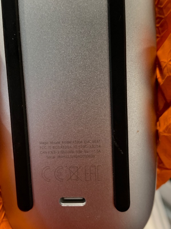 Photo 1 of ** MISSING CHARGER ** Apple Magic Mouse - White Multi-Touch Surface