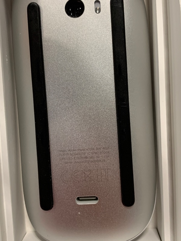 Photo 1 of ** MISSING CABLE CHARGER ** Apple Magic Mouse - White Multi-Touch Surface ???????