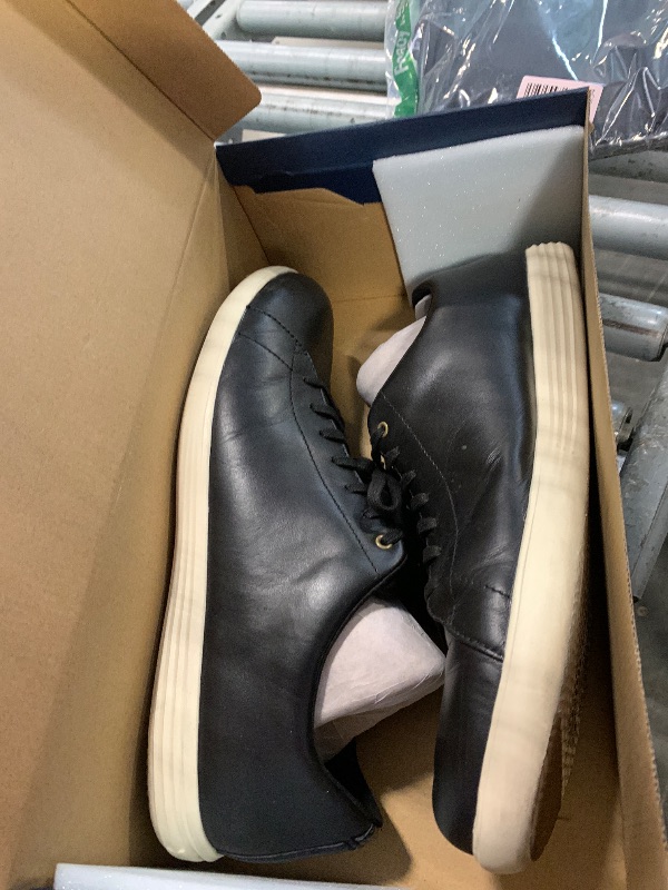 Photo 1 of ** USED** Cole Haan Men's Grand Crosscourt II Sneaker, Black/Optic White, 12 M US