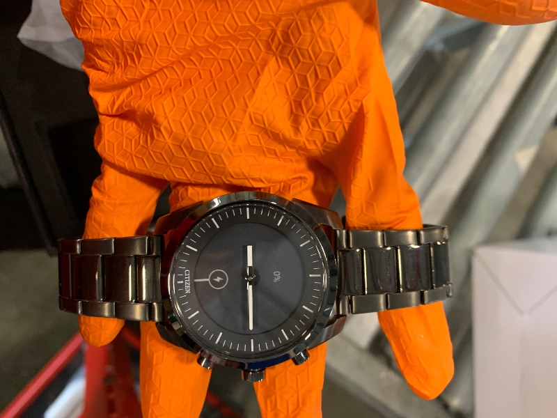 Photo 1 of ** USED UNTESTED / CHARGER MISSING ** Citizen CZ Smart PQ2 42mm Hybrid Black Smartwatch with YouQ wellness app featuring IBM Watson® AI and NASA research, Bluetooth, HR, Activity Tracker, 18-day battery life