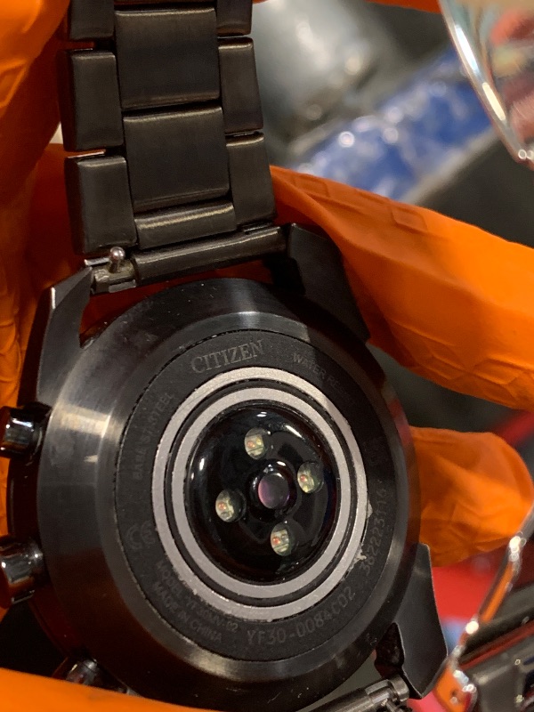 Photo 1 of ** USED UNTESTED / CHARGER MISSING ** Citizen CZ Smart PQ2 42mm Hybrid Black Smartwatch with YouQ wellness app featuring IBM Watson® AI and NASA research, Bluetooth, HR, Activity Tracker, 18-day battery life