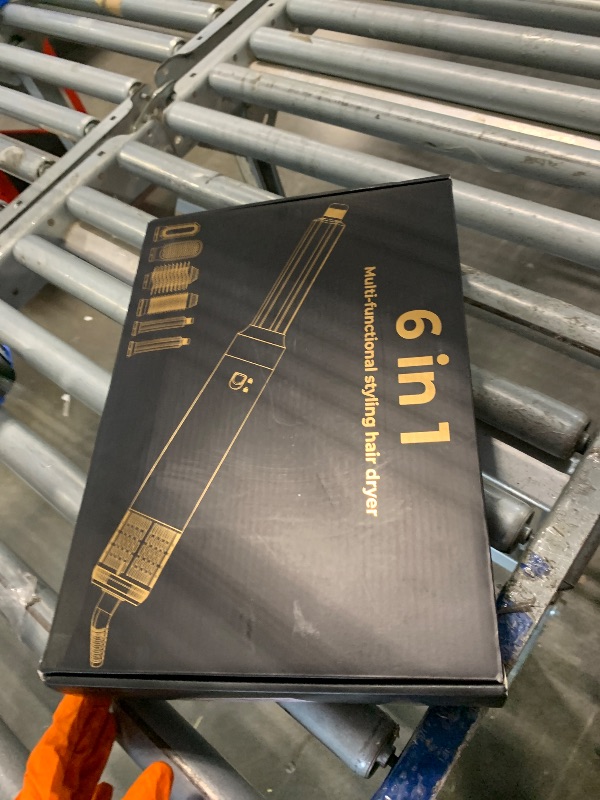 Photo 1 of ** VERY USED** 6 in ONE Hair Dryer Brush, Blow Dryer Curling Wand Hair Styling Tools Set, Ionic Hot Air Massage Oval Blowout Hair Dryer, Left&Right Hair Styler