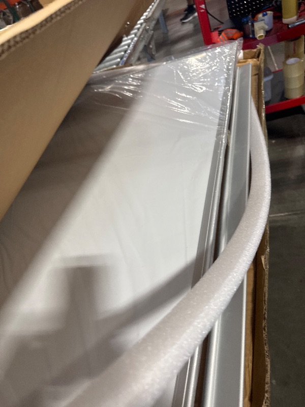 Photo 1 of ** BRAND NEW ITEM ** H-Qprobd 72"x48" Large Dry Erase Board for Wall 6' x 4' Magnetic Whiteboard Aluminum Presentation White Boards with Long Pen Tray, 6 Markers, 2 Erasers &12 Magnets