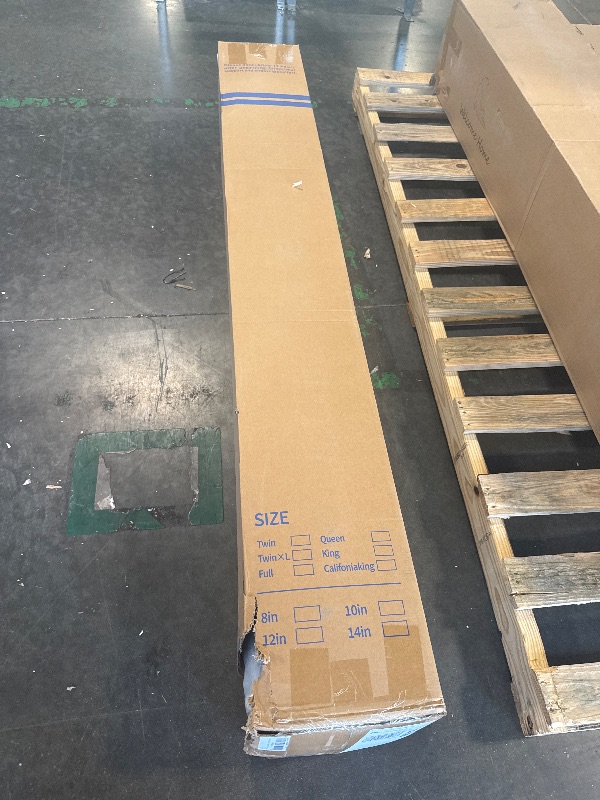 Photo 1 of ** FACTORY SEALED** Ruoysun 14 inch King Size Mattress, Upgrade Edge & 7-Zoned Support Hybrid King Mattress in a Box, Breathable Premier Comfort Relief Sleep with Gel Memory Foam & Pocket Spring, Fiberglass Free, Medium