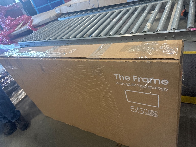 Photo 1 of ** UNTESTED / INCLUDED ACCESORIES , CABLE AND CONTROL* Samsung The Frame QN55LS03D 55" 4K HDR Smart QLED TV