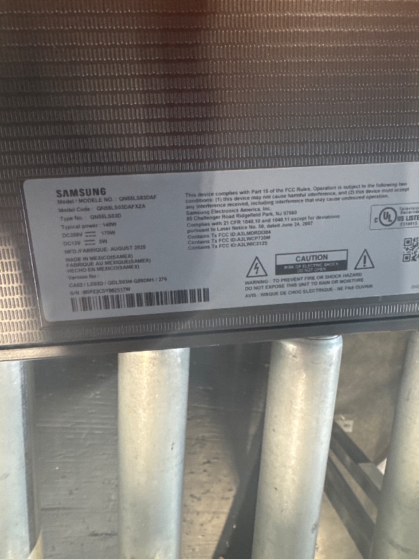 Photo 1 of ** UNTESTED / INCLUDED ACCESORIES , CABLE AND CONTROL* Samsung The Frame QN55LS03D 55" 4K HDR Smart QLED TV