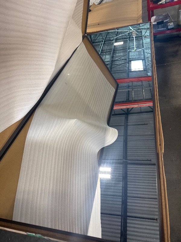 Photo 1 of ** BRAND NEW ITEM** Easly 26"x71" Full Length Mirror, Adjustable Standing/Wall Mounted Floor Mirror for Bedroom, Living Room, Entryway, Large Black Leaning Mirror with Shatterproof Glass