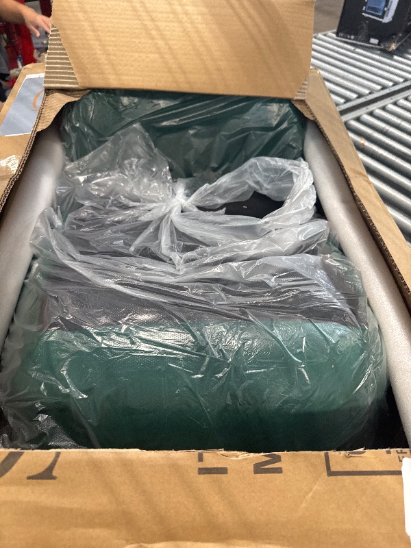 Photo 1 of ** BRAND NEW ITEM ** Sidanli Velvet Barstools Set of 2, Green Bar Height Chairs Set of 2 with Gold Legs, 29 inch Seat Height Comfortable Island Stools with Back