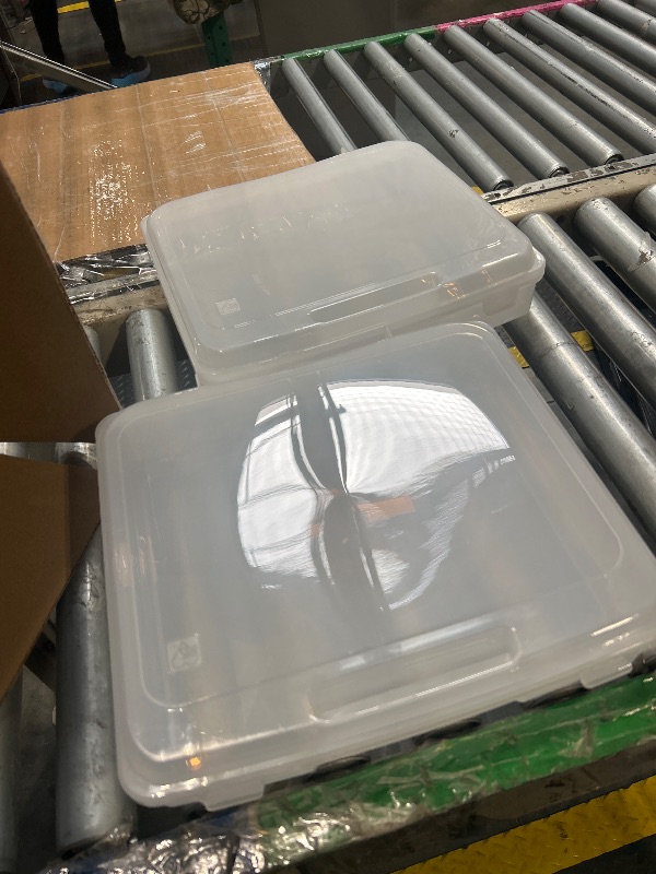 Photo 1 of ****SIMILAR ITEM *****6 PIECES***
Chemlliy 12"" x 12"" Scrapbook Paper Storage Case, Plastic Scrapbook Box, Clear Scrapbooking Organizers and Storage, Scrapbook Containers to Organize Scrapbook Paper, Art and Craft Supplies, 2 Pack