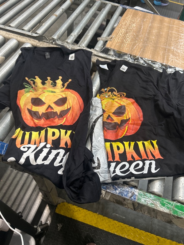 Photo 1 of ******SIMILAR ITEM *****
Tstars Pumpking & Pumpqueen Halloween T-Shirt Set - His and Hers Matching Outfit for Couples, Husband Wife PumpKing Black Large/PumpQueen Black Medium