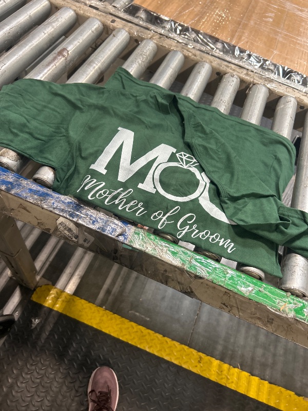 Photo 1 of ****GREEN COLOR*****
Wedding Celebration Family Love MOG Mother Of Groom T-Shirt, Small, Black
