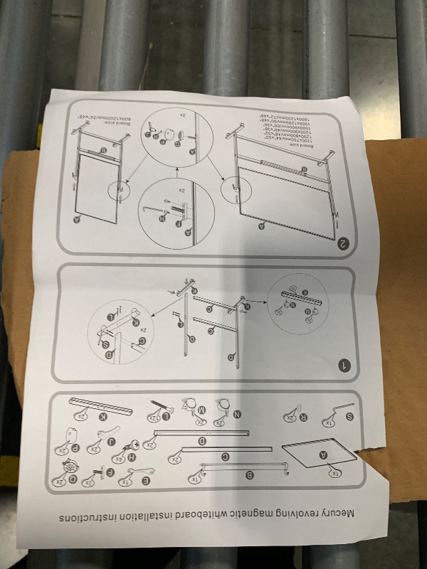 Photo 1 of **MINOR DENT** VIZ-PRO Double-Sided Magnetic Mobile Whiteboard