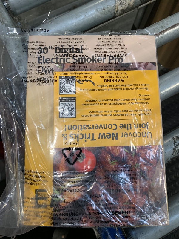 Photo 1 of   **Factory Sealed** EAST OAK 30" Electric Smoker for Outdoors | Built-in Meat Probe & Up to 6× Longer Smokes on a Single Load | Side Chip Loader for Uninterrupted Smoking | Bigger Batches with 725 sq in Cooking Area