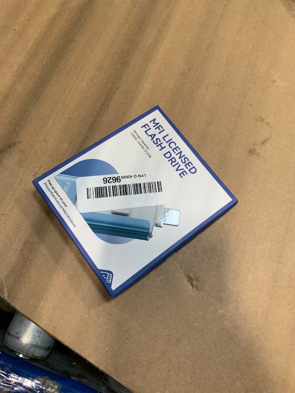 Photo 1 of ** UNKNOWN IF IT WORKS***MFi Certified Flash Drive for iPhone 256GB, 3 in 1 Type-C USB Memory Stick Thumb Drive for Photos Videos, High Speed External Memory Storage Photo Stick for iPhone iPad Android PC (Sky Blue)