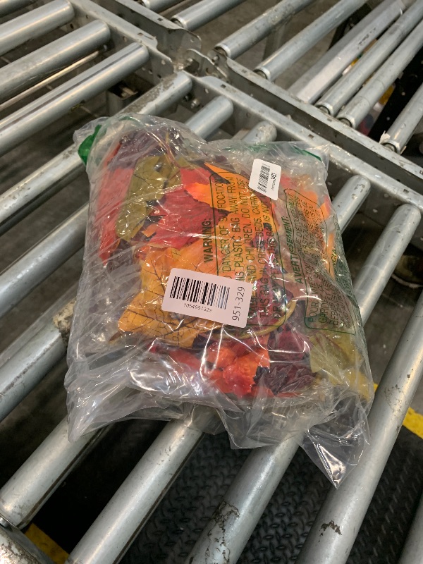 Photo 1 of [2 Packs] 69 Inch Maple Leaves Garland,Fall Garland for Mantle, Halloween Decorations for Home, Indoor/Outdoor Decor for Halloween Thanksgiving Decor