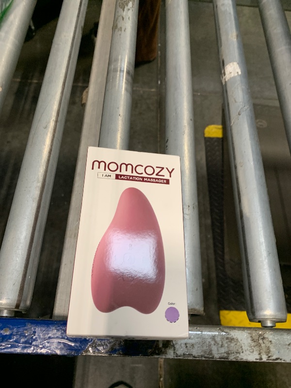 Photo 1 of ** MISSING CHARGER ** Momcozy Warming Lactation Massager 2-in-1, Soft Breast Massager for Breastfeeding, Heat + Vibration Adjustable for Clogged Ducts, Improve Milk Flow, Lilac