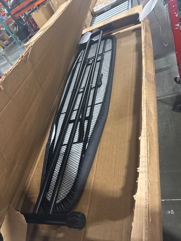 Photo 1 of ** USED** BIroning Board Full Size 53x13, RAINHOL Heavy Duty Iron Board with Thick Padded Cover, Height Adjustable Ironing Boards with Smart Hanger, Heat-Resistant Silicone Pad Iron Rest