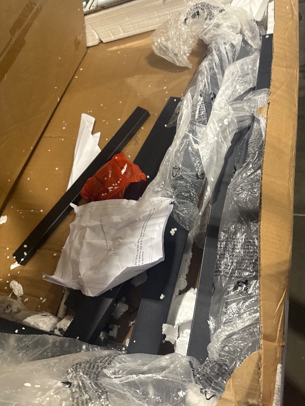 Photo 1 of ** MANUAL AND HARDWARE INCLUDED** Garvee Industrial Dining Table for 6-8 People, 71/79 in Inch Long Kitchen Table with Sturdy Metal Frame & Round Corner Rectangular Counter for Dinner, Easy to Install(Only Table)