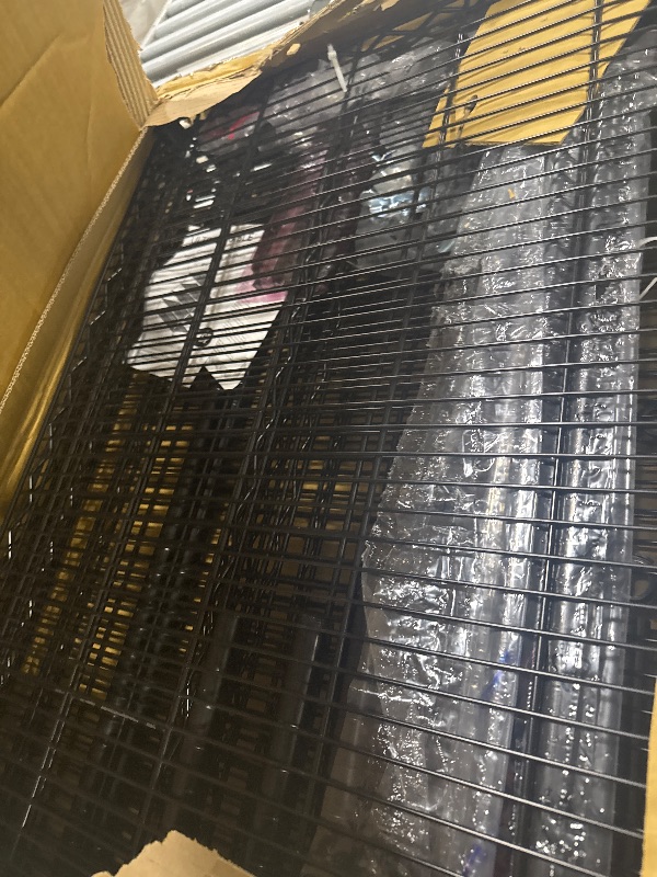 Photo 1 of ** MANUL AND HARDWARE INCLUDED** ADAVIN Garden Fence Animal Barrier with Gate 36 in(H)×30.6 Ft(L) 14 Panels,Rustproof Metal Wire Tall Fencing Border for Dogs Rabbits,Outdoor no dig pet Fences, Arched Black Flower Edging for Yard