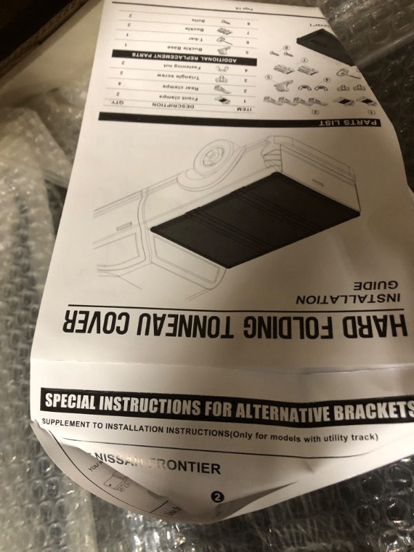 Photo 1 of ** BRAND NEW ITEM / HARDWARE INCLUDED ** Hard Folding Truck Bed Tonneau Cover Compatiable with Ford Super Duty 6.8 FT Standard Box, 1999-2025 F250 F350 F-250 F-350, Tri Fold Style