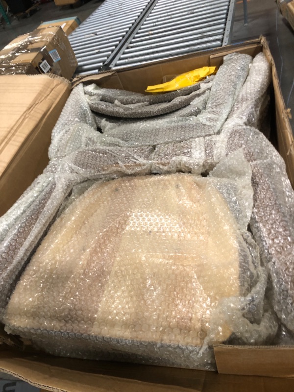 Photo 1 of ** ONLY CHAIR / BRAND NEW ITEM ** MORDEER Solid Wood Dining Chairs Set of 6, Wooden Dining Room Chairs for Whole Family Use, Farmhouse Kitchen Chairs Set Suitable for Dining Room, Living Room, Walnut