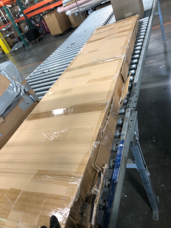 Photo 1 of ** BRAND NEW ITEM/ HARDWARE INCLUDED ** Bifold Doors, for 30"x 80" Opening, JUBEST 3-lite Tempered Frosted Glass Closet Folding Barn Door with Hardware Kit, Solid Wood Closet Door with MDF & Water-Proof PVC Surface, White