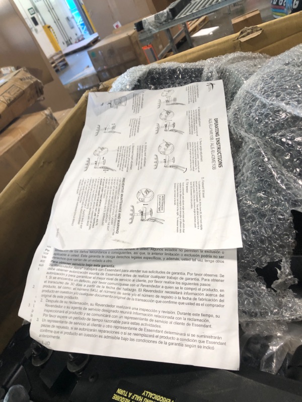 Photo 1 of ** VERY USED/ DAMAGE MINOR**  Alera Elusion Series Mesh Mid-Back Multifunction Chair, Black