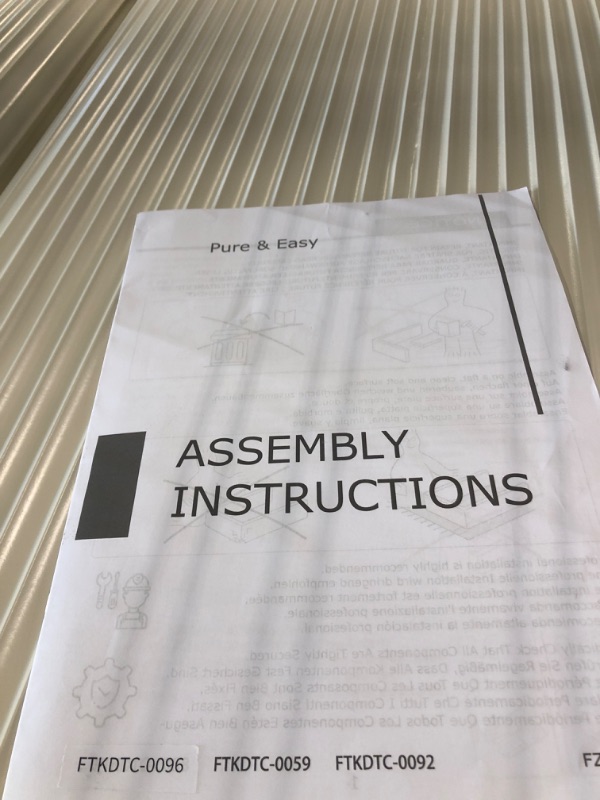 Photo 1 of ** USED** DWVO 70.8 Inch Dining Table for 6-8 People Modern Rectangular Kitchen Table Large Cream White Dinner Table with Solid Wave Curved Legs for Dining Room Kitchen Home Office Apartment, White