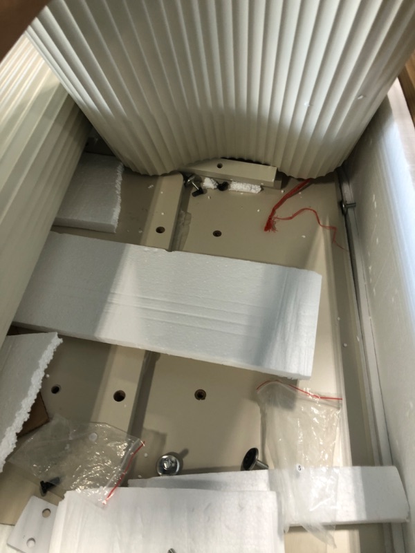 Photo 1 of ** USED** DWVO 70.8 Inch Dining Table for 6-8 People Modern Rectangular Kitchen Table Large Cream White Dinner Table with Solid Wave Curved Legs for Dining Room Kitchen Home Office Apartment, White