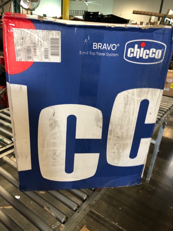 Photo 1 of ** BRAND NEW ITEM** Chicco Bravo 3-in-1 Trio Travel System, Bravo Quick-Fold Stroller with KeyFit 30 Infant Car Seat and Base, Car Seat and Stroller Combo | Camden/Black