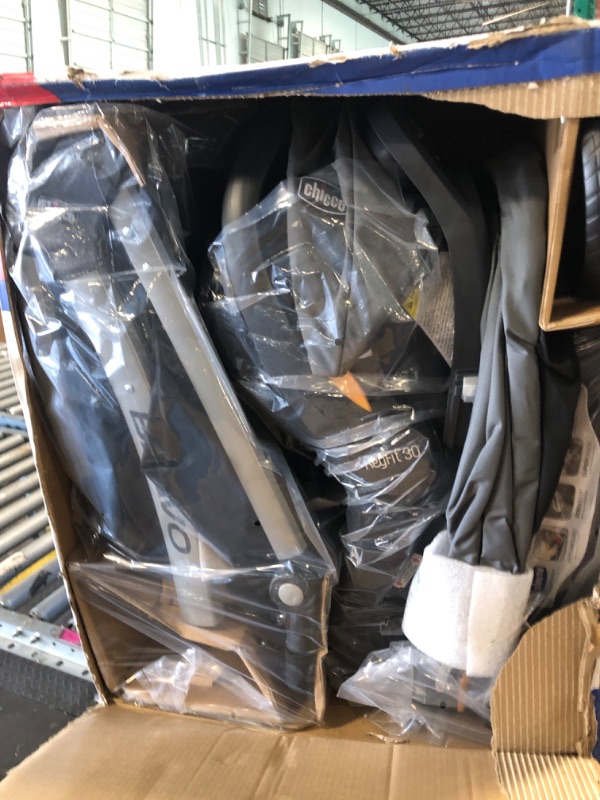 Photo 1 of ** BRAND NEW ITEM** Chicco Bravo 3-in-1 Trio Travel System, Bravo Quick-Fold Stroller with KeyFit 30 Infant Car Seat and Base, Car Seat and Stroller Combo | Camden/Black