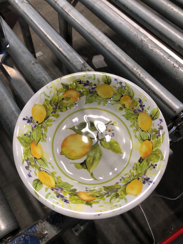 Photo 1 of ** ONLY ONE** Certified International Lemon Zest Melamine 1 pc All Purpose Bowl, 7.5-inches Diameter