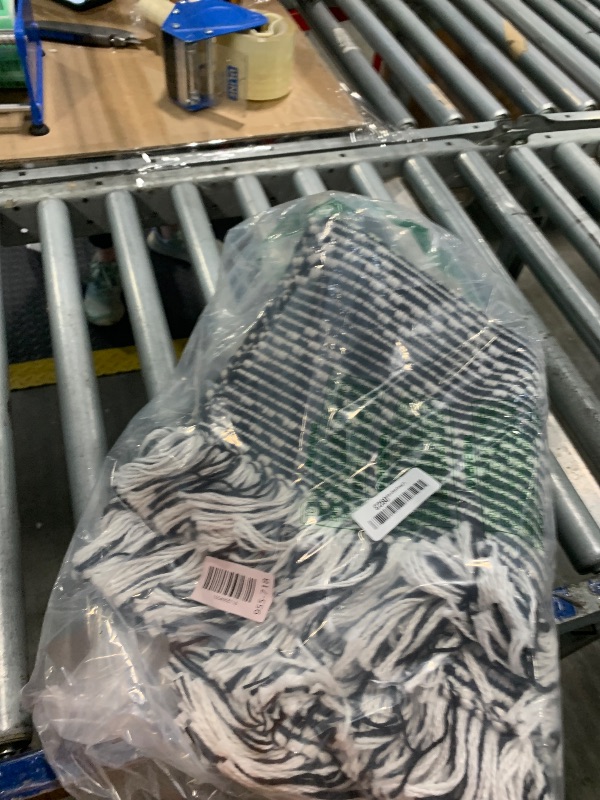 Photo 1 of *Minor Damage*
YDKGL Kitchen Runner Rugs Non Slip Washable, Super Absorbent Soft Chenille Braided Kitchen Mats for Floor Rubber Backing Sink Mat Standing Hallway Floor Mat, Easy Clean, Black 17"x59"