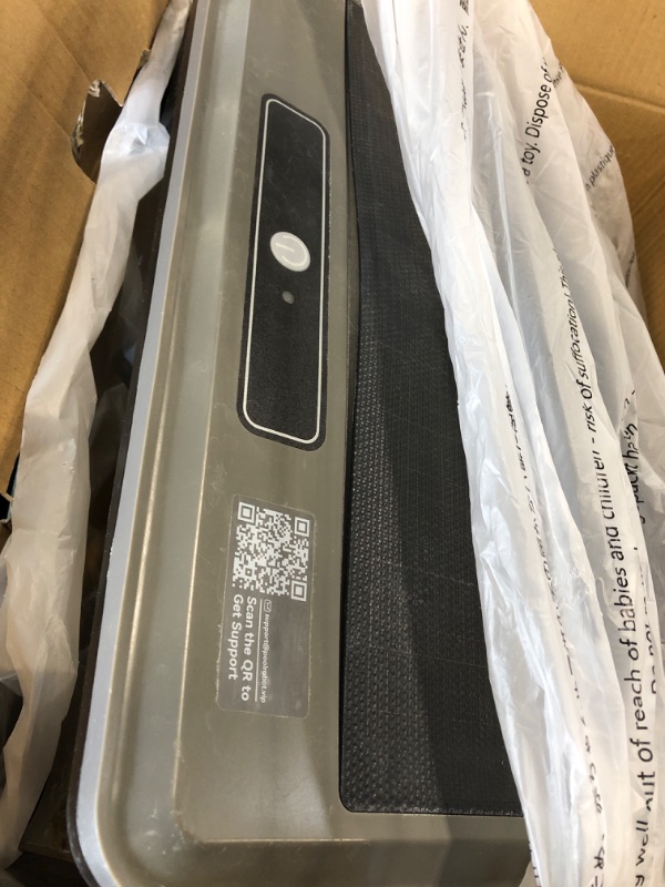 Photo 1 of **FOR PARTS ONLY**2025 Upgraded Pool Skimmer Robot Solar Powered Robotic Surface Cleaner with Remote Control Dual Charging Options Smart Obstacle Avoidance 12 Hours Continuous Cleaning Ideal for Above Ground Pool Grey