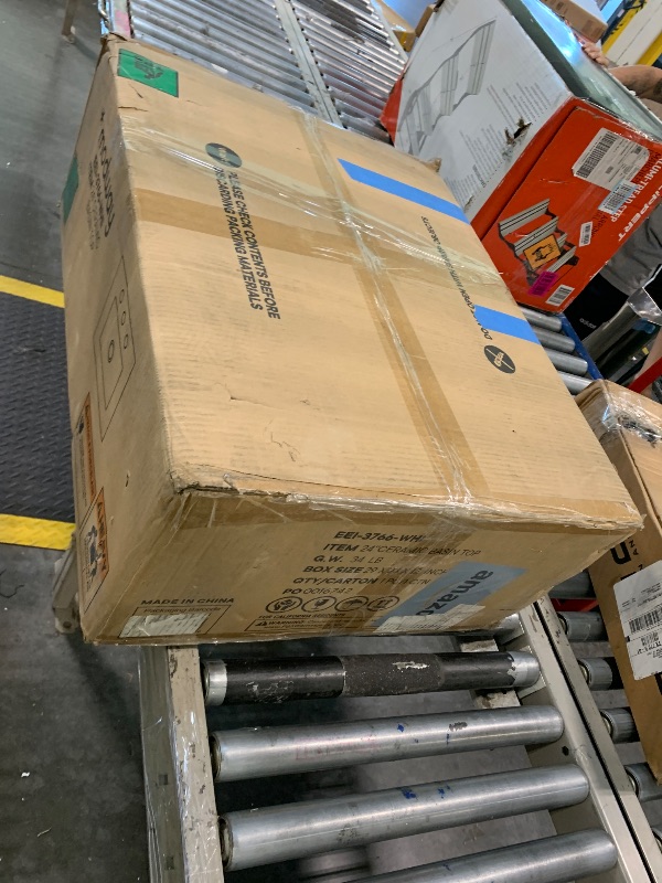 Photo 1 of ***PARTIAL SET*** Modway Render 24" Wall-Mount Bathroom Vanity in Oak White