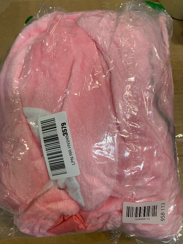 Photo 1 of **DIRT spot on material**
ACOGNA Elephant Adult Onesie Animal One Piece Pajamas for Women Costume Unisex Cosplay Plush Soft Halloween Christmas Sleepwear Pink Medium