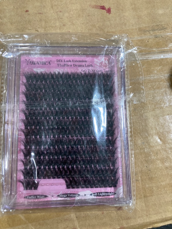 View 2 of **MISSING CLUSTERS**
Yawamica 200D Volume Lash Clusters 14mm Eyelash Clusters Fluffy Wispy Cluster Eyelash Extensions D Curl DIY Individual Lashes Extension by Self (14mm Refill Pack)