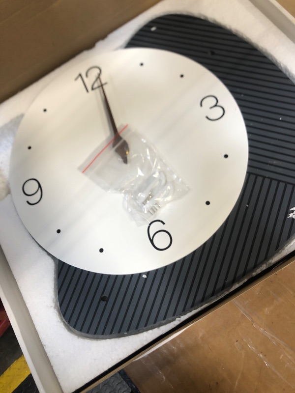 Photo 1 of *Missing Parts*
Dankeit Wall Clock,Silent Non-Ticking Quality Quartz Battery Operated, Large Wall Clock for Living Room,Kitchen,Home,Bathroom,Bedroom Wall Decor,14.5x16inch