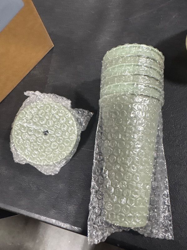 Photo 1 of **MISSING SEVERAL**ONLY 6 CUPS**
Skylety 24 Pcs Sage Green Plastic Cups with Lids and Straws 24 oz Reusable Tumbler Large Travel Mug Cup Coffee Beverage Drinks Party Supplies for Christmas Wedding Bridal Baby Shower Birthday