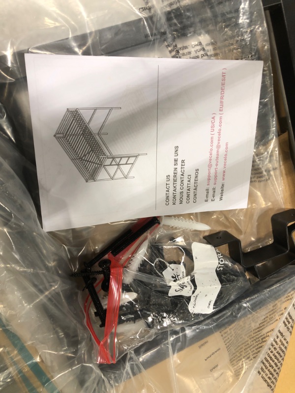 Photo 1 of ** USED* VECELO Loft Bed Twin Size, Metal Bedframe with Removable Ladder and Safety Guardrail, No Box Spring Needed, Space Saving, Noise Free, Pure Black