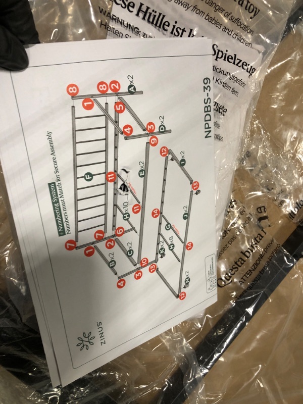 Photo 1 of ** USED/ MISSING PARTS**/* ZINUS Eden Metal Daybed with Trundle, Mattress Foundation with Steel Slat Support, Easy Assembly, Twin