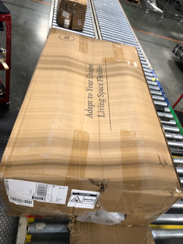 Photo 1 of ** new** Modular Sectional Sofa, 108" L-Shaped Boneless Couch with Deep Seat, Corduroy Cloud Couch for Living Room, Bedroom, No Assembly Required, Ship in a Box, Black