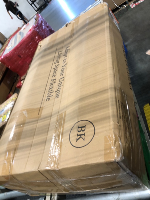 Photo 1 of ** new** Modular Sectional Sofa, 108" L-Shaped Boneless Couch with Deep Seat, Corduroy Cloud Couch for Living Room, Bedroom, No Assembly Required, Ship in a Box, Black